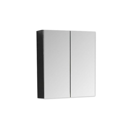 Spiegelkast Fentini 60x70x16cm Mat Zwart MDF