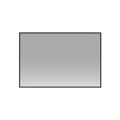 Badkamerspiegel Reina 80x60 Zwart Aluminium Lijst