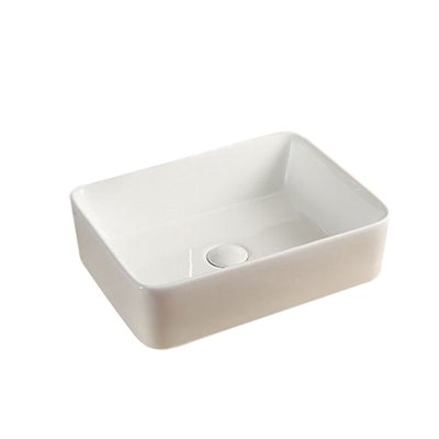 Waskom Opbouw Mirat Rechthoek Wit 48x37x13cm